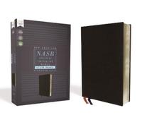 NASB, Thinline Bible, Giant Print, Bonded Leather, Black, (Rilegato in ecopelle)