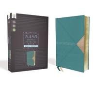 NASB, Thinline Bible, Giant Print, Leathersoft, Teal, Red (Rilegato in ecopelle)