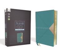 NASB, Thinline Bible, Giant Print, Leathersoft, Teal, Red (Rilegato in ecopelle)