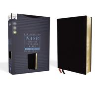 NASB, Thinline Bible, Large Print, Bonded Leather, Black, (Rilegato in ecopelle)