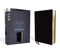NASB, Thinline Bible, Large Print, Bonded Leather, Black, (Rilegato in ecopelle)