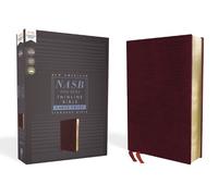 Nasb, Thinline Bible, Large Print, Bonded Leather, Burgundy, Red Letter