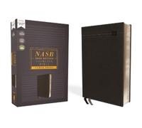 NASB, Thinline Bible, Large Print, Leathersoft, Black, Re (Rilegato in ecopelle)