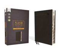 NASB, Thinline Bible, Large Print, Leathersoft, Black, Re (Rilegato in ecopelle)