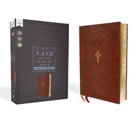 NASB, Thinline Bible, Large Print, Leathersoft, Brown, Re (Rilegato in ecopelle)