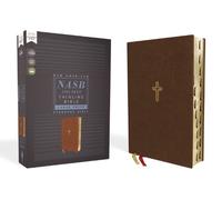 NASB, Thinline Bible, Large Print, Leathersoft, Brown, Re (Rilegato in ecopelle)