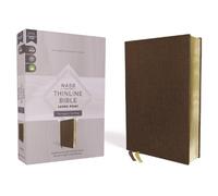NASB, Thinline Bible, Large Print, Passaggio Setting, Lea (Rilegato in ecopelle)