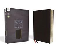 NASB, Thinline Bible, Bonded Leather, Black, Red Letter, (Rilegato in ecopelle)