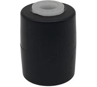 NaschLager Bocchetta per pavimento DJ66-00813A compatibile con Samsung Jet 90 Jet 90 Elite VS20R90G6R3 e Jet 75 e Jet 70 ruota di supporto nero TPEE diametro 12 mm per aspirapolvere a batteria