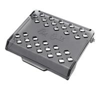 NaschLager Coperchio per vano polvere 421944084601, compatibile con Philips EP 2200 3200 4300 5400, dosatore bypass, contenitore per polvere, colore grigio fumo, adatto per EP2220 10 EP2231 40 EP3246