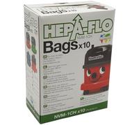 NaschLager Sacchetti per aspirapolvere compatibili con Numatic NVM-1CH 604015 in tessuto non tessuto con chiusura igienica per Henry HVR160 HVR200 Hetty HET160 James JVP180 NRV240 PPR170 PSP180, 10