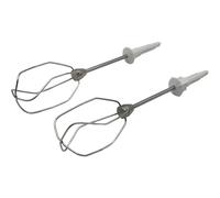 NaschLager Set di 2 fruste per mixer manuale compatibile con Bosch Siemens, Power Edition MQ955PE 450 W, destra e sinistra, attacco in metallo, lunghezza 208 mm, parte di ricambio 00653471, successore