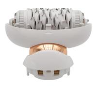 NaschLager Testina depilatrice compatibile con Braun Silk-épil 9 Flex 81719648 Testina di ricambio bianco roségold per 9001 9002 9003 9005 9010 9020 Epilatore con 40 pinzette Tecnologia Flex Adatta