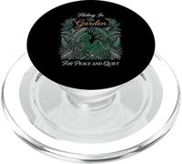 Nascondendosi In Giardino Per La Pace E Tranquillo Giardiniere Introverso PopSockets PopGrip per MagSafe
