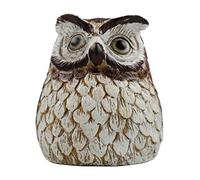 Nascondere una chiave all'aperto Cacciatori di chiavi impermeabile Cassaforte di archiviazione Lock Box per fuori giardino Ornamento giardino di grandi dimensioni Design Casa di ricambio Holder Owl