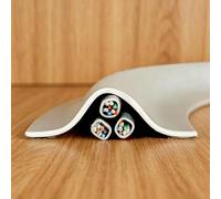 Nascondi cavi da pavimento, autoadesivo, previene i passaggi dei cavi, estensione, protezione per cavi, pareti, case e uffici (grigio, 3 m)