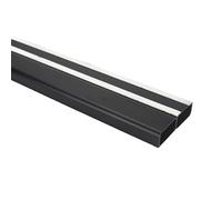 Nascondi Cavi, Gestione Canaline, Copricavi for Cavi A Muro, Dimensioni 472.5in (30X L15.75in) W1.5XH0.7(Black)