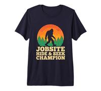 Nascondi & Cerca Il Campione Bigfoot è Un Vero Sasquatch Maglietta Premium