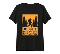 Nascondi & Cerca Il Campione Bigfoot è Un Vero Sasquatch Maglietta Premium