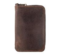 Nascondi & Drink, copertina in pelle con cerniera per taccuino Moleskine, tasca (8,9 x 14 cm)), taccuino non incluso, custodia Cahier, fatto a mano.