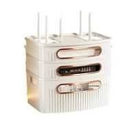 Nascondi router WiFi | Porta portaoggetti per router WiFi, copertura impermeabile e antipolvere per router, scatola di immagazzinaggio router WiFi per soggiorno camera da letto prese cavi