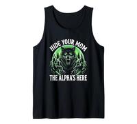 Nascondi Tua Moglie The Alpha is Here Wolf Maschio Werwolf Meme Canotta