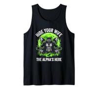 Nascondi Tua Moglie (The Alpha's Here) - Funny Wolf Meme Guys Men Canotta