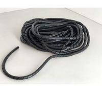 NASCONDICAVI, GUAINA A SPIRALE NERA IN CONFEZIONE DA METRI 25 DIAMETRO 12