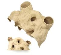 Nascondigli per acquari - Decorazione del paesaggio 'habitat dei gamberetti | Pelli di gamberetti per acquario per pesci gatto Betta Guppy Cory piccoli ciclidi rettili granchi eremiti, decorazione