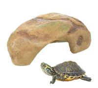 Nascondiglio per acquario per rettili - Pelle di tartaruga e rettile, grotta nascosta per acquario | Riparo per decorazione acquario per pesci e gamberetti, riparo per decorazione acquario durabble
