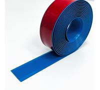 Nasello per scale in PVC, 100 cm, impermeabile, flessibile, autoadesivo, ideale per interni ed esterni, profilo antiscivolo blu per una maggiore sicurezza ed estetica