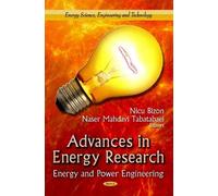 Naser Tabatabaei Advances in Energy Research (Tascabile)