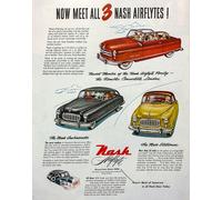 Nash Airflyte Poster Rambler Ambassador Statesman Ad - 12X16/16X20/18X24/24X36