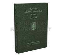 Nash Master Parts Book Advance E Special Six 1925 1926 1927 1928 1929 1930
