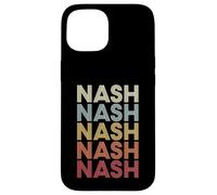 Nash Texas Nash TX Retro Vintage Text Custodia per iPhone 15