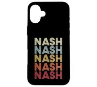 Nash Texas Nash TX Retro Vintage Text Custodia per iPhone 16 Plus