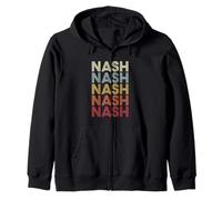 Nash Texas Nash TX Retro Vintage Text Felpa con Cappuccio