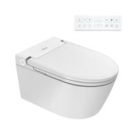 Nashi EOS WC da parete giapponese, bidet da incasso, luce notturna, sedile riscaldato, acqua calda e asciugatura, WC giapponese intelligente