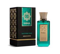 NASHJA Saffron Oud Extrait de Parfum 100 ml - Profumo Maschile Intenso e Regale, Fragranza Legnosa, Cuoiata e Floreale con Note di Oud, Zafferano e Rosa