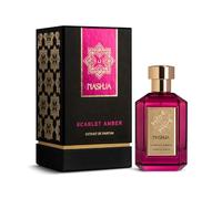 NASHJA Scarlet Amber Extrait de Parfum 100 ml - Profumo Intenso e Avvolgente, Fragranza Ambrata e Legnosa con Note di Ribes Nero, Cuoio, Rosa e Patchouli
