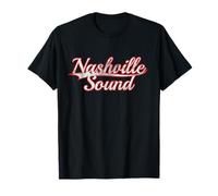 Nashville Sound Tennessee Country Music Vintage Varsity Maglietta