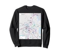 Nashville Transit Travel Art Stati Uniti Felpa