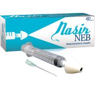 nasir neb kit con 1 ugello nebulizzatore + 1 siringa 10 ml llc + 1 ago