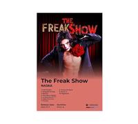 NASKA - Poster artistico con album musicale The Freak Show Cover Tracklist per i fan dei cantanti, decorazione artistica da parete per soggiorno e camera da letto, 50 x 75 cm