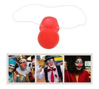 Naso da clown che suona il clacson Naso da clown rosso in gomma Forniture per