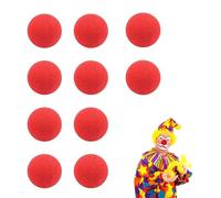 Naso da Pagliaccio, Nasi di Pagliaccio Rosso, Pagliacci Vestiti Palle di Spugna, Schiuma Naso da Clown, Spugna Clown Nose, Pagliacci Vestiti Palle di Spugna, Giochi di Ruolo, 10 Pezzi