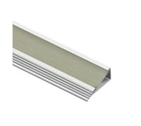 Naso For Scale Che Si Illumina Al Buio A Forma Di L In Alluminio,Protezione Angolare Pendenza Fluorescente,Rifinitura Del Bordo Gradino Antiscivolo, Pavimento Luminoso Notte