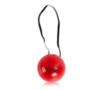 Naso lampeggiante con luce rossa, pagliaccio dal naso rosso lampeggiante, renna, costume e accessorio per Halloween, Rosso, Small