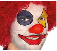 Naso rosso pagliaccio clown in lattice