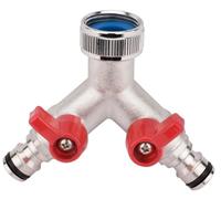 Naso rubinetto automatico nichelato a 2 uscite | Boutté